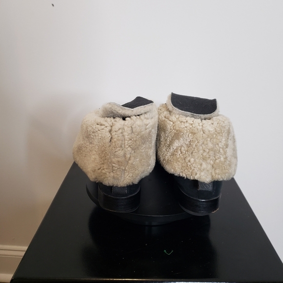 Micheal Micheal Kors Women's Fur Lining Leather Ankle Boots Size 8.5 - Picture 6 of 8